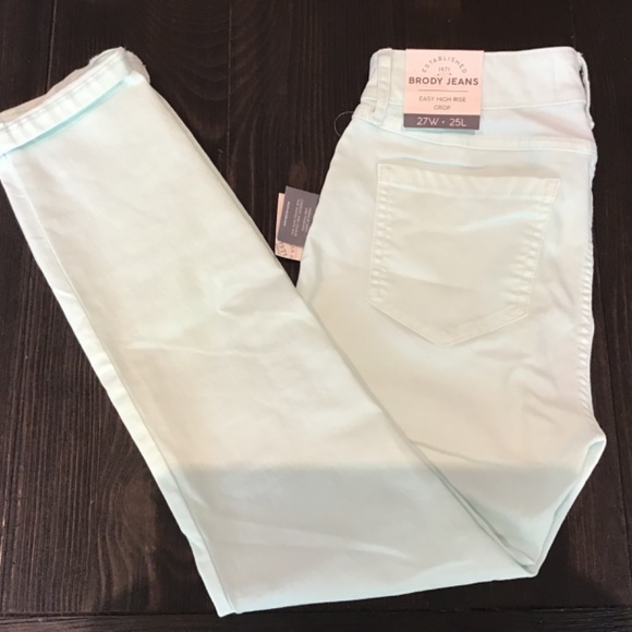 NWT Brody Jeans Easy High Rise Colour Crop - Picture 3 of 6